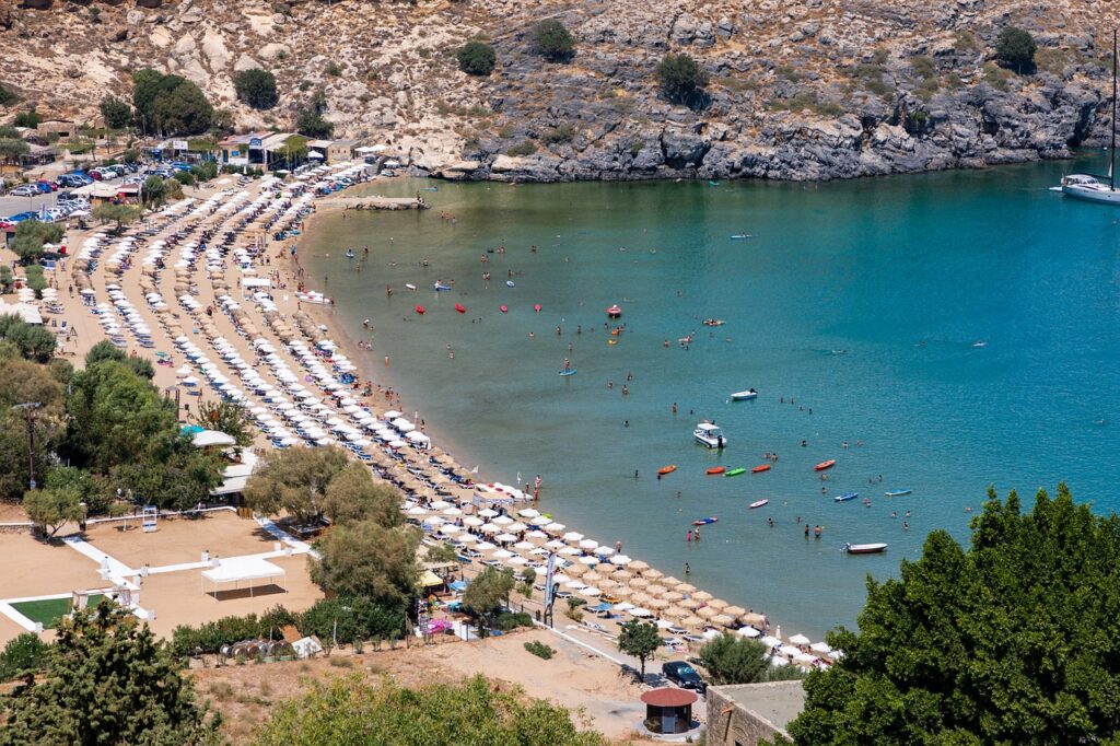 lindos beach